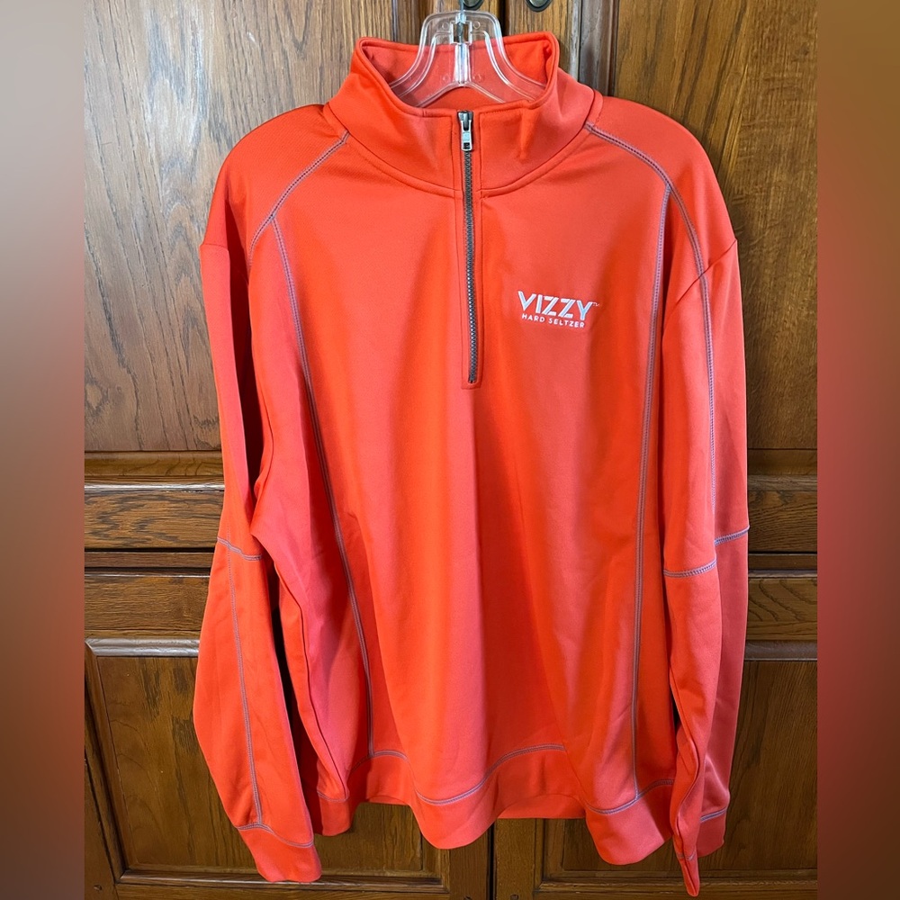 Vizzy Hard Seltzer Quarter Zip NWOT